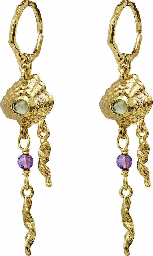 Maanesten Trine Earrings Sterling Silver (925) Gold Plated