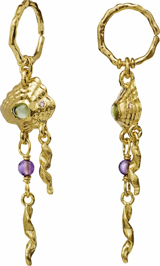 Maanesten Trine Earrings Sterling Silver (925) Gold Plated - Billede 3