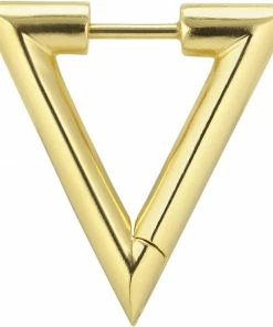 Jane Kønig Small Chunky Triangle Guld