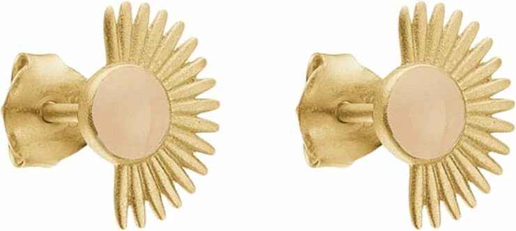 ENAMEL Copenhagen Studs, Soleil Pale Peach