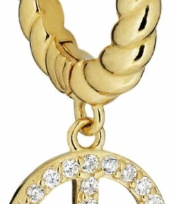 The Earring Shop Peace Huggie