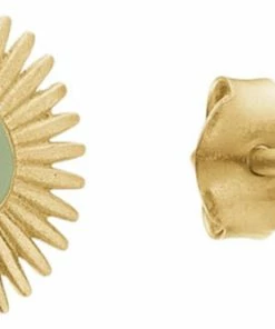 ENAMEL Copenhagen Studs, Soleil Dusty Green