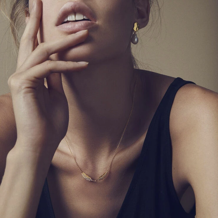 ENAMEL Copenhagen Earring, Alua 925S/GP/M - Billede 2