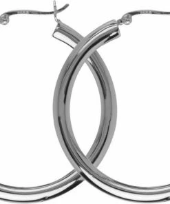 Hultquist Classic Aurora &oslash;reringe. Diameter: 30 Mm. Sølv