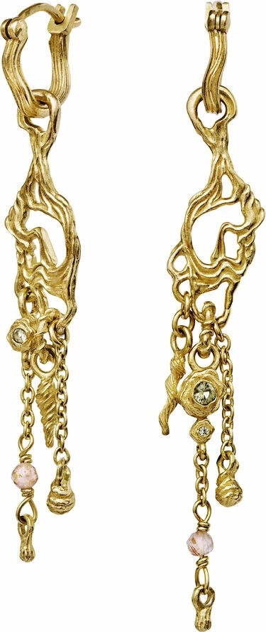 Maanesten Stracia Earrings Sterling Silver (925) Gold Plated - Billede 2