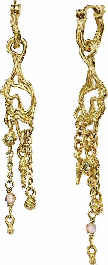 Maanesten Stracia Earrings Sterling Silver (925) Gold Plated - Billede 3