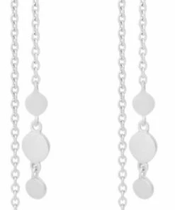 Pernille Corydon Jewellery Flow Earchains Length 6 Cm