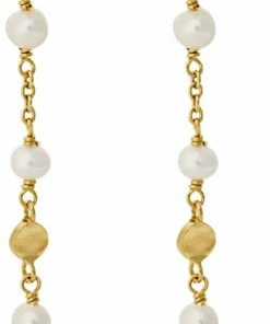 Pernille Corydon Jewellery Ocean Pearl Earchains 55 Mm