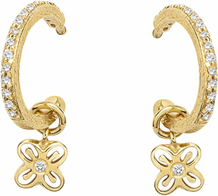 With Love Darling Global Goal #2: Bese Saka Earring, VERMEIL (925 Sterling Silver Gold P Vermeil