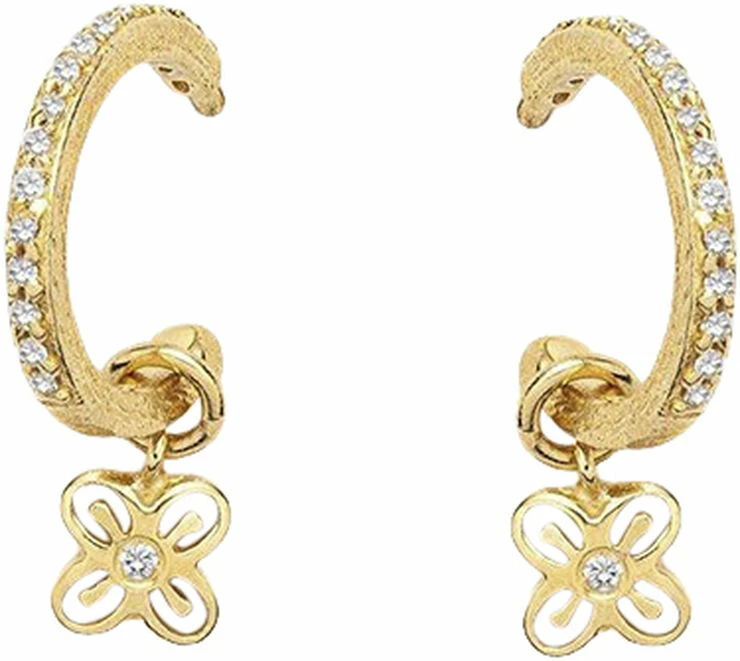 With Love Darling Global Goal #2: Bese Saka Earring, VERMEIL (925 Sterling Silver Gold P Vermeil - Billede 2