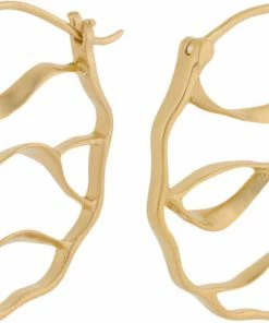 Pernille Corydon Jewellery Wave Earrings Size 30 Mm