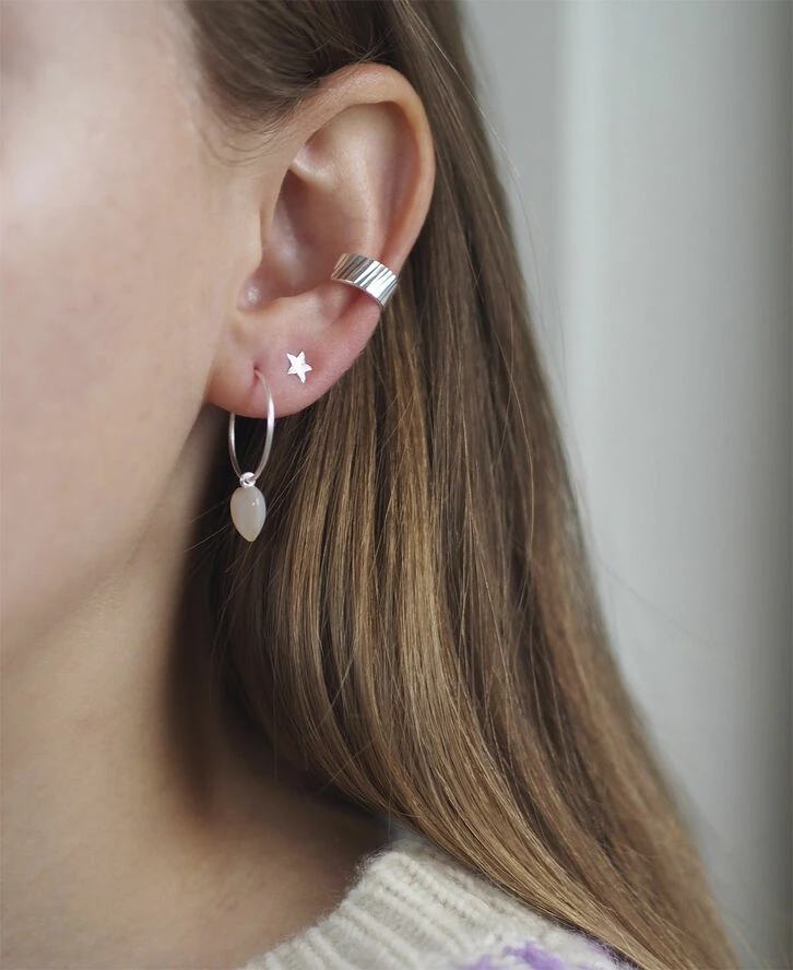 Jane Kønig Reflection Star Stud, Sterling Silver 223 - Billede 3