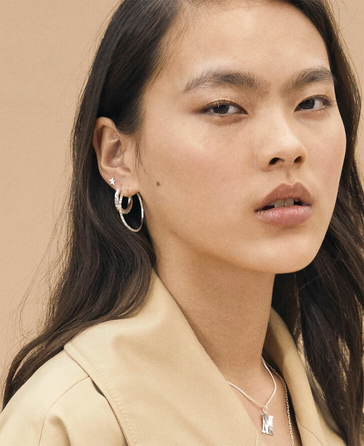 Jane Kønig Reflection Star Stud, Sterling Silver 223 - Billede 4