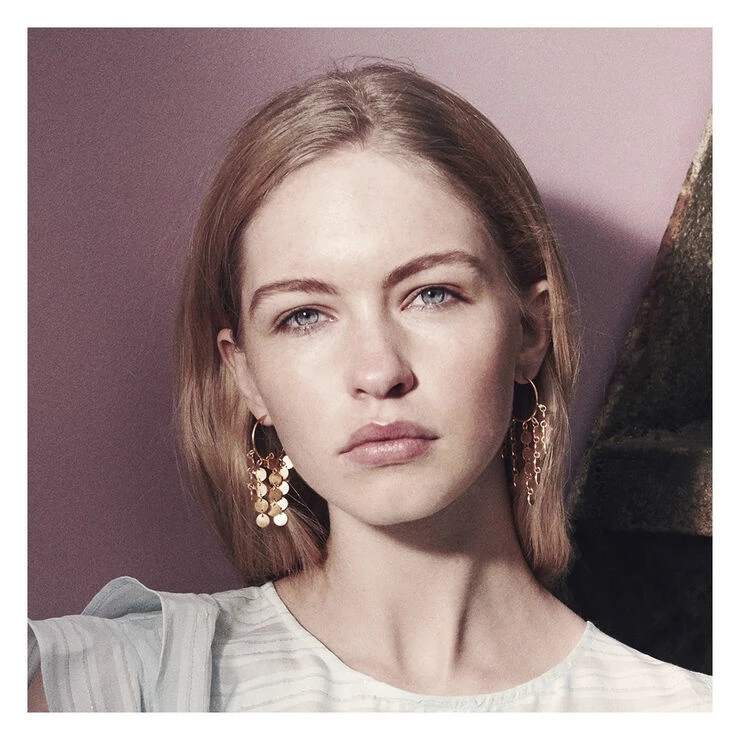 ENAMEL Copenhagen Hoops, Raindrops 925S/GP/M - Billede 2