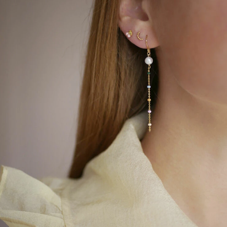 ENAMEL Copenhagen Earring, Lola Perlita Dreamy/Pearl - Billede 2