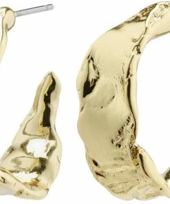 Pilgrim Øreringe : Elara : Guldbelagt