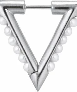 Jane Kønig Small Bahamas Pearl Earring Sølv