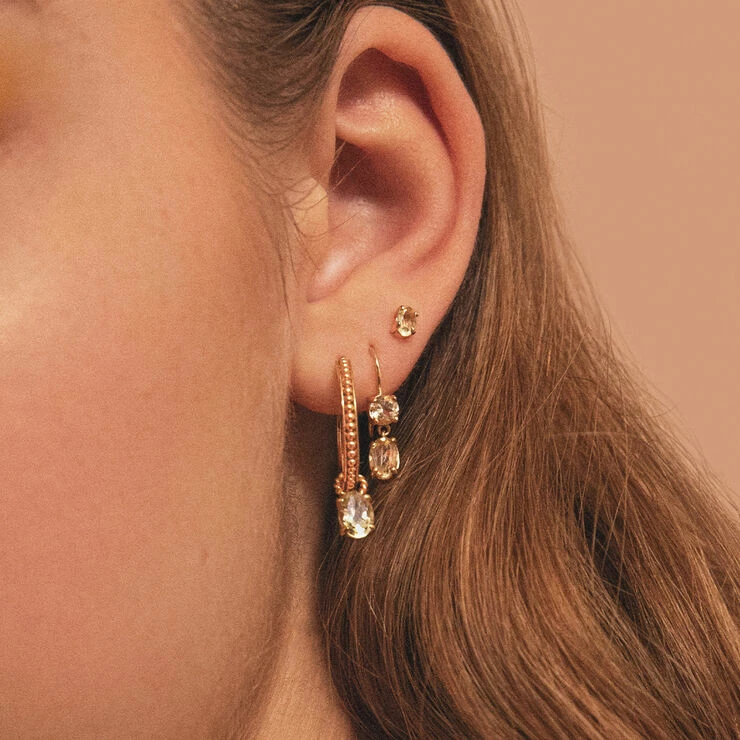 Carré Jewellery EARRINGS Gold - Billede 2