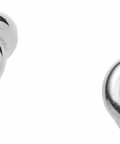 With Love Darling Knot Stud Earring Silver