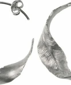 Hultquist Twisted Leaf Earrings Sølv