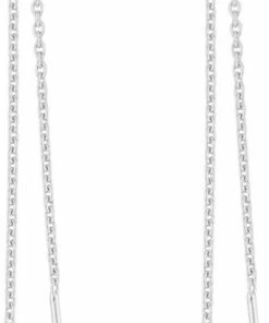 Pernille Corydon Jewellery Plain Earchains 12 Cm