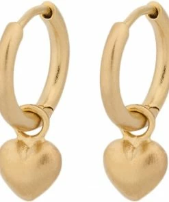 Pernille Corydon Jewellery Heart Huggies 10 Mm