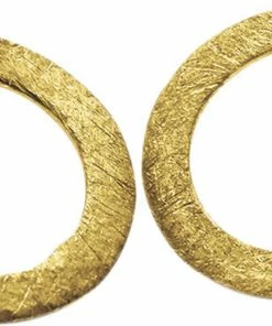 Pernille Corydon Jewellery Small Open Coin Earstick