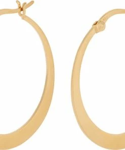 Pernille Corydon Jewellery Small Escape Hoops Size 30 Mm Goldplated
