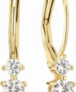 Sif Jakobs Jewellery RIMINI DUE EARRINGS 18 Kt. Forgyldt