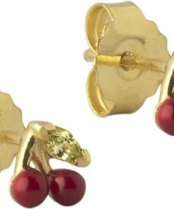 ENAMEL Copenhagen Stud, Cherry Red