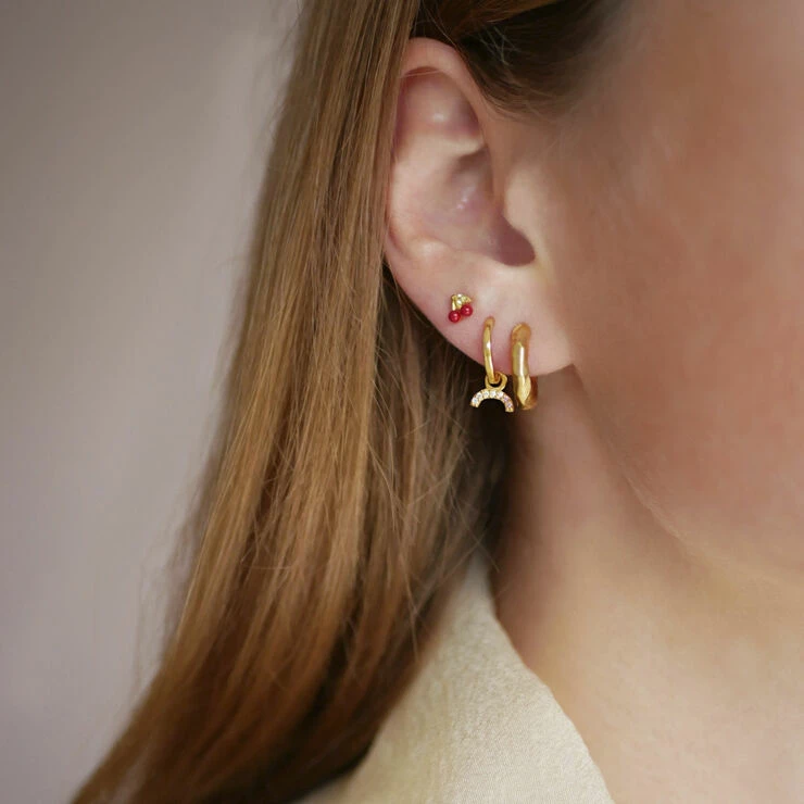 ENAMEL Copenhagen Stud, Cherry Red - Billede 2