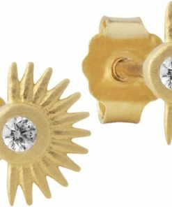 ENAMEL Copenhagen Stud, Petite Soleil 925S/GP/M