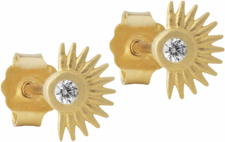ENAMEL Copenhagen Stud, Petite Soleil 925S/GP/M