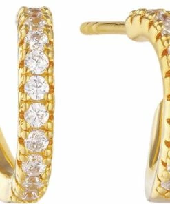 Sif Jakobs Jewellery ELLERA DUE PICCOLO EARRINGS 18 Kt. Forgyldt