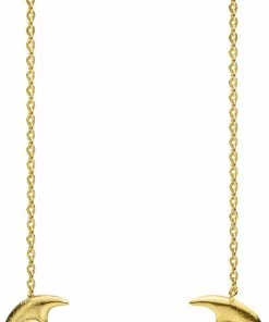 Polar Jewelry Hanging Moon, White Zirconia White Zirconia