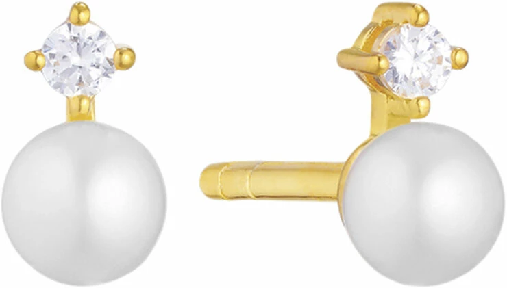 Sif Jakobs Jewellery ADRIA UNO PICCOLO EARRINGS 18 Kt. Forgyldt