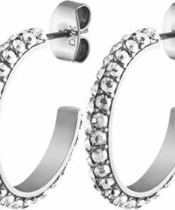 DYRBERG/KERN Hosta Ss Crystal SHINY SILVER