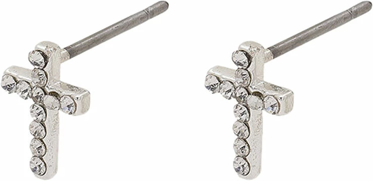 Pilgrim Øreringe : Clara_PI : Sølvbelagt : Krystal Sølv