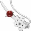 Polar Jewelry Sakura Earcrawler Right Red Bamboo Coral