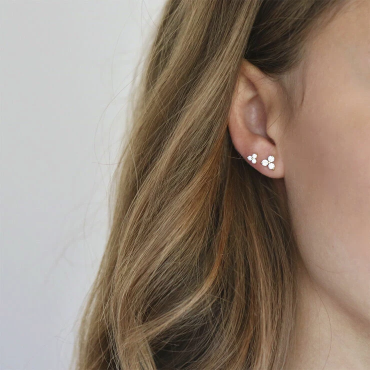 Ro Copenhagen Fryd Diamant ørestik S YG - Billede 4