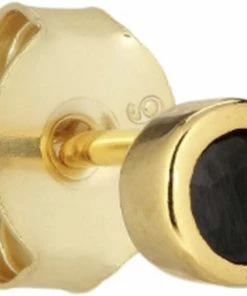The Earring Shop Petite Stud Black