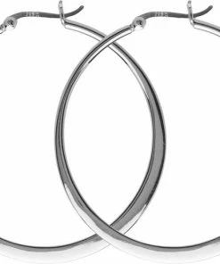 Hultquist Classic Asta Large øreringe. Diameter: 45 Mm. Sølv