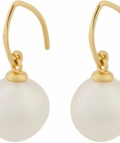 Pernille Corydon Jewellery Lagoon Earhooks 22 Mm Baroque Pearl