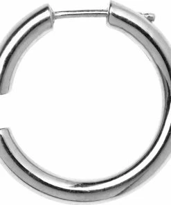 Maria Black Disrupted 22 Hoop Silver HP