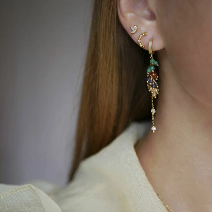 ENAMEL Copenhagen Stud, Vilma Clear CZ - Billede 3