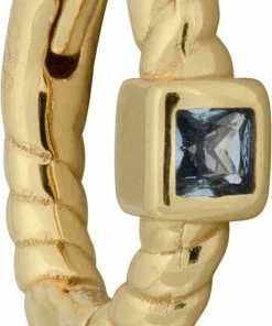 The Earring Shop Jolie Huggie Gold