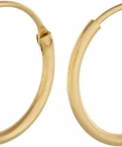 Pernille Corydon Jewellery Tiny Plain Hoops 13mm