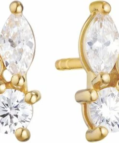 Sif Jakobs Jewellery ADRIA TRE PICCOLO EARRINGS 18 Kt. Forgyldt