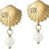 ENAMEL Copenhagen Earring, Bay Scallop 925S/GP/M