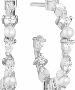 Sif Jakobs Jewellery ADRIA CREOLO MEDIO EARRINGS Sterlingsølv 925